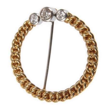 Brosche mit Brillanten - фото 1