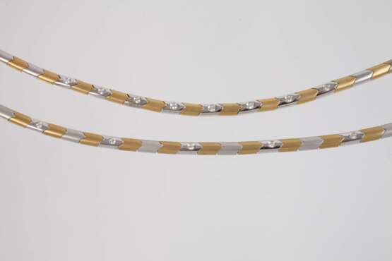 Schmuckset Bicolor mit Brillanten - Foto 2 Schmuckset Bicolor mit Brillanten - Foto 2