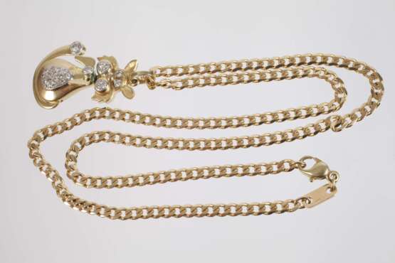 Katzenanhänger mit Brillantbesatz - фото 3 Katzenanhänger mit Brillantbesatz - фото 3