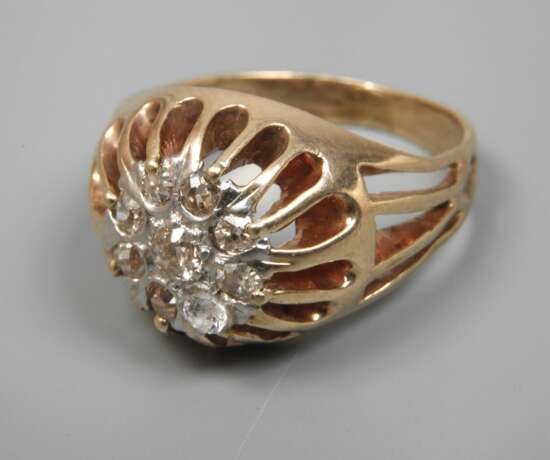 Damenring mit Diamanten - photo 1 Damenring mit Diamanten - photo 1