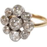 Ring mit Diamantbesatz von zusammen ca. 2,5 ct - Foto 1