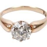 Solitärring mit Diamant - Foto 1