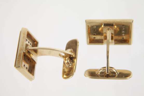Paar Manschettenknöpfe mit Diamanten - photo 3 Paar Manschettenknöpfe mit Diamanten - photo 3