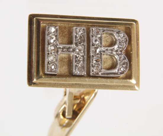 Paar Manschettenknöpfe mit Diamanten - photo 5 Paar Manschettenknöpfe mit Diamanten - photo 5