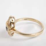 Damenring mit Saphiren und Diamanten - photo 3