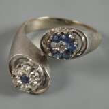 Damenring mit Saphiren und Brillanten - Foto 3