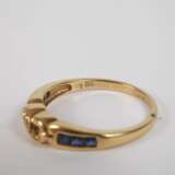 Damenring mit Saphiren und Brillanten - Foto 2