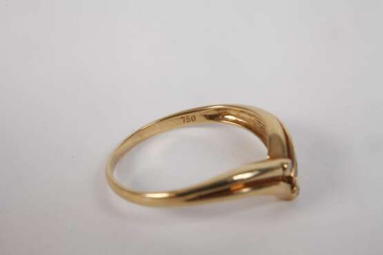 Damenring mit Diamanten und Saphiren - Foto 3 Damenring mit Diamanten und Saphiren - Foto 3