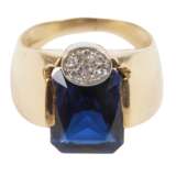 Damenring mit Steinbesatz - Foto 1