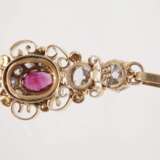 Prächtiger Anhänger mit Diamanten und Rubin - фото 3