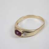 Paar Damenringe mit Rubinen - photo 2
