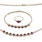 Schmuckset mit Rubinen und Brillanten - Foto 1