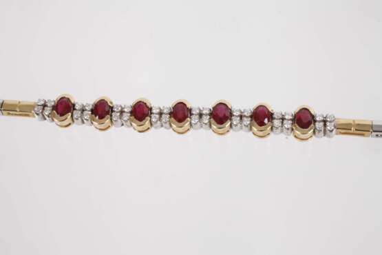 Schmuckset mit Rubinen und Brillanten - Foto 2