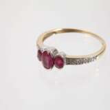 Schmuckset mit Rubinen und Brillanten - Foto 3