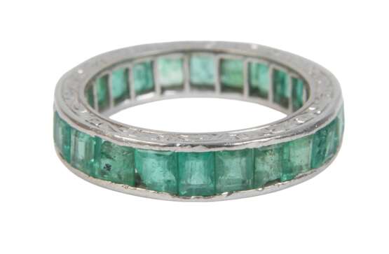 Memoryring mit Smaragden - Foto 1