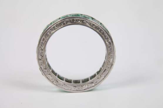 Memoryring mit Smaragden - Foto 2