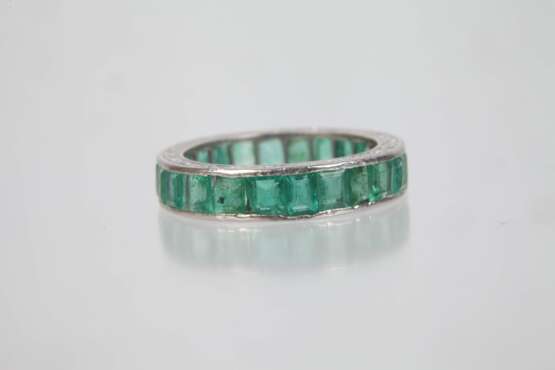 Memoryring mit Smaragden - Foto 3