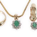 Schmuckset mit Smaragden und Brillanten - Foto 4
