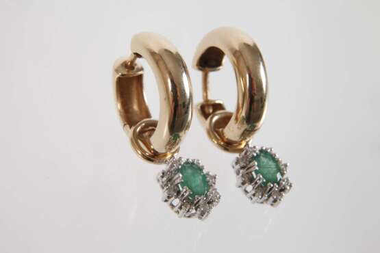 Schmuckset mit Smaragden und Brillanten - Foto 5