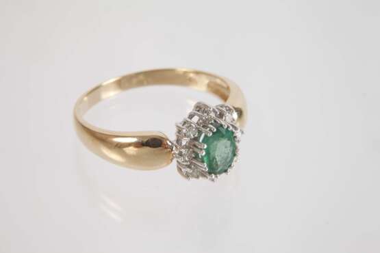 Schmuckset mit Smaragden und Brillanten - Foto 1