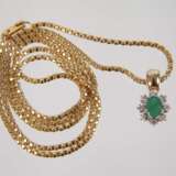 Schmuckset mit Smaragden und Brillanten - Foto 2