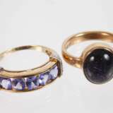 Konvolut Damenringe mit Steinbesatz - photo 4