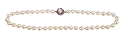 Perlenkette mit Goldverschluss - Foto 1