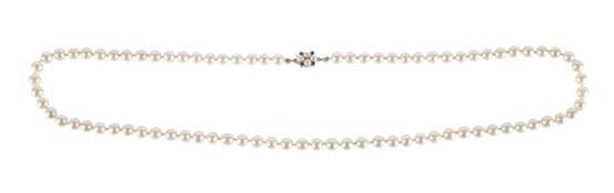 Perlenkette mit Schmuckschließe - Foto 1 Perlenkette mit Schmuckschließe - Foto 1