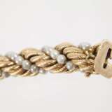 Hochwertiges Goldarmband mit Perlen - photo 2