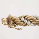 Hochwertiges Goldarmband mit Perlen - photo 3