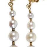 Paar Ohrhänger mit Perlen - photo 1