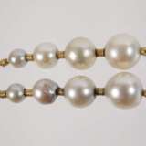 Paar Ohrhänger mit Perlen - photo 3