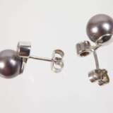 Paar Ohrstecker mit Tahitiperlen - photo 3