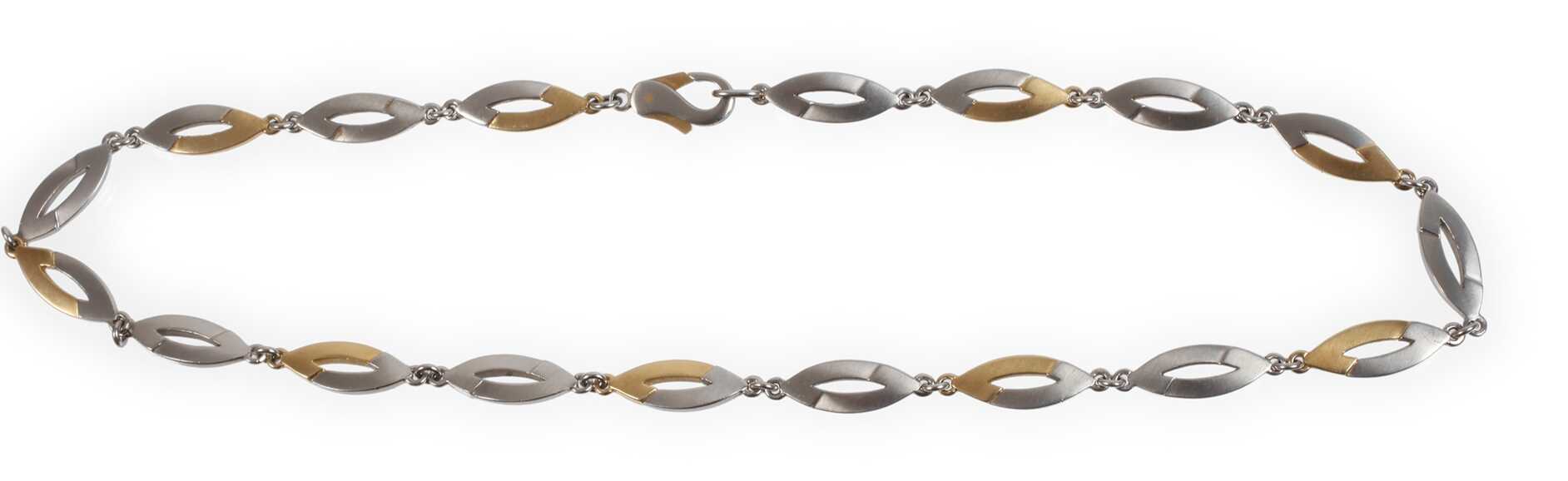 Schmuckkette aus Gold/Palladium Schmuckkette aus Gold/Palladium