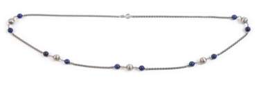 Figarokette mit Lapislazulikugeln