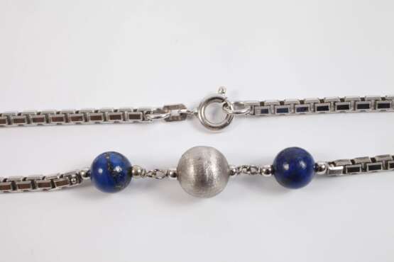 Figarokette mit Lapislazulikugeln - photo 2
