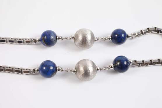 Figarokette mit Lapislazulikugeln - photo 3