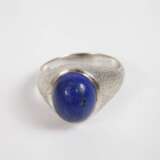 Weißgoldring mit Lapislazuli - photo 2