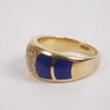 Damenring mit Lapislazuli und Brillanten - photo 2
