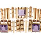 Goldarmband mit Amethysten - фото 1