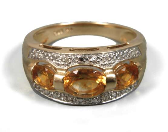 Damenring mit Citrinen - фото 1 Damenring mit Citrinen - фото 1