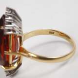 Damenring mit Citrin und Brillanten - фото 2