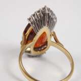 Damenring mit Citrin und Brillanten - фото 3