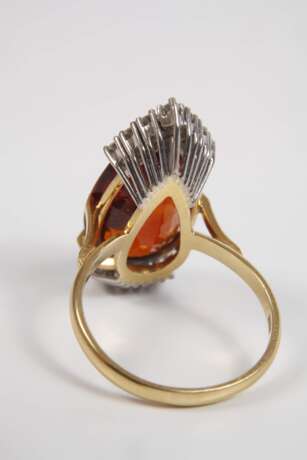 Damenring mit Citrin und Brillanten - фото 3 Damenring mit Citrin und Brillanten - фото 3