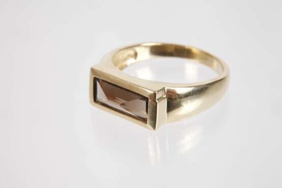 Anhänger und Ring mit Rauchquarzen - фото 2