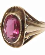 Aperçu. Damenring mit Rubelith