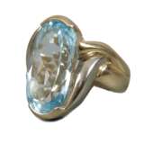 Damenring mit großem Blautopas - фото 1