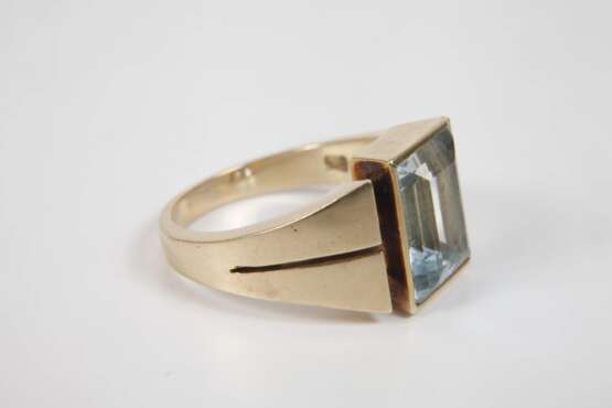 Massiver Ring mit Aquamarin - photo 2