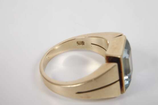 Massiver Ring mit Aquamarin - photo 3