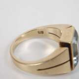 Massiver Ring mit Aquamarin - photo 3